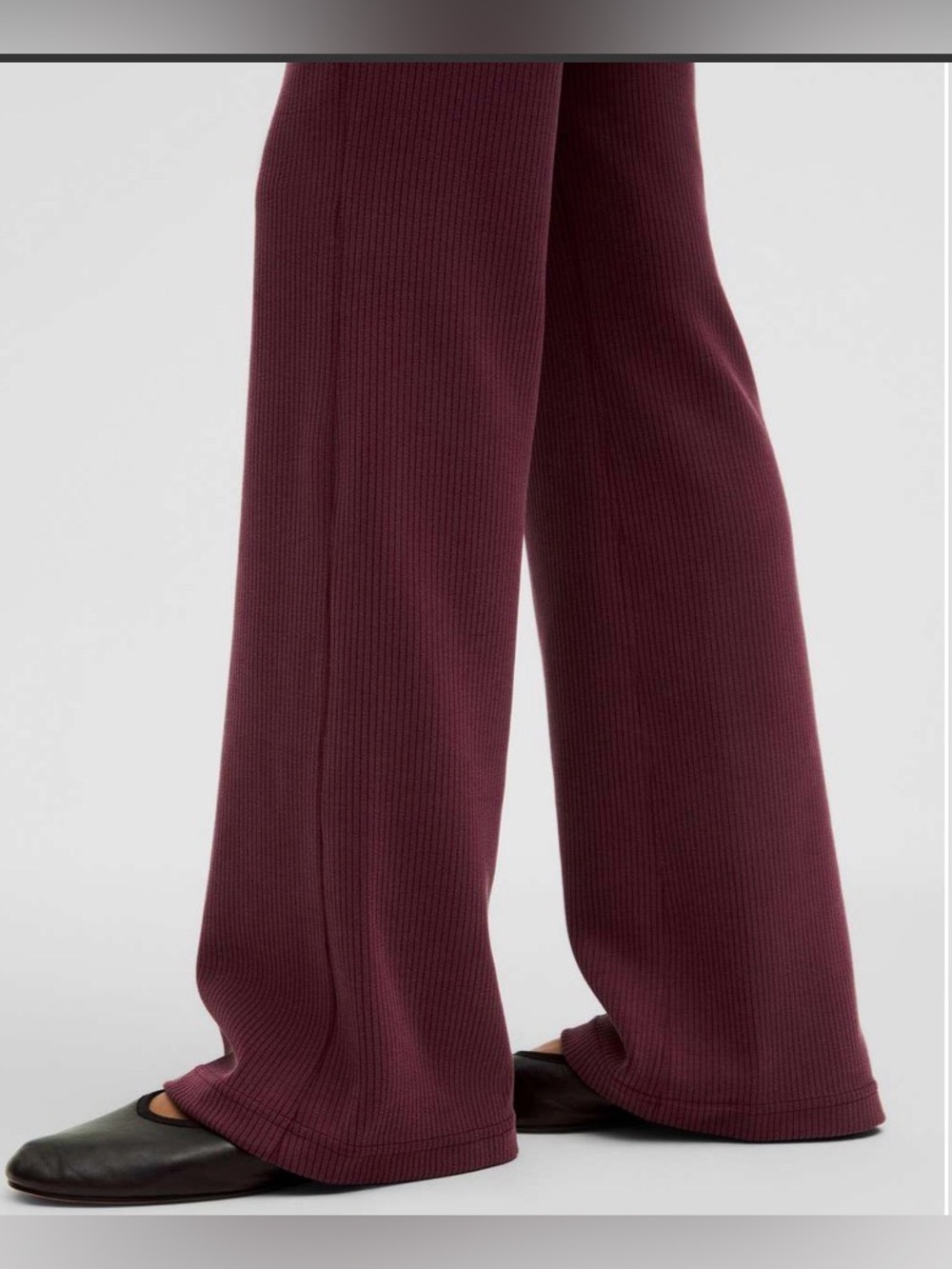 Lululemon Athletica NWT Ribbed Softstreme Flared Pant - Picture 2 of 11